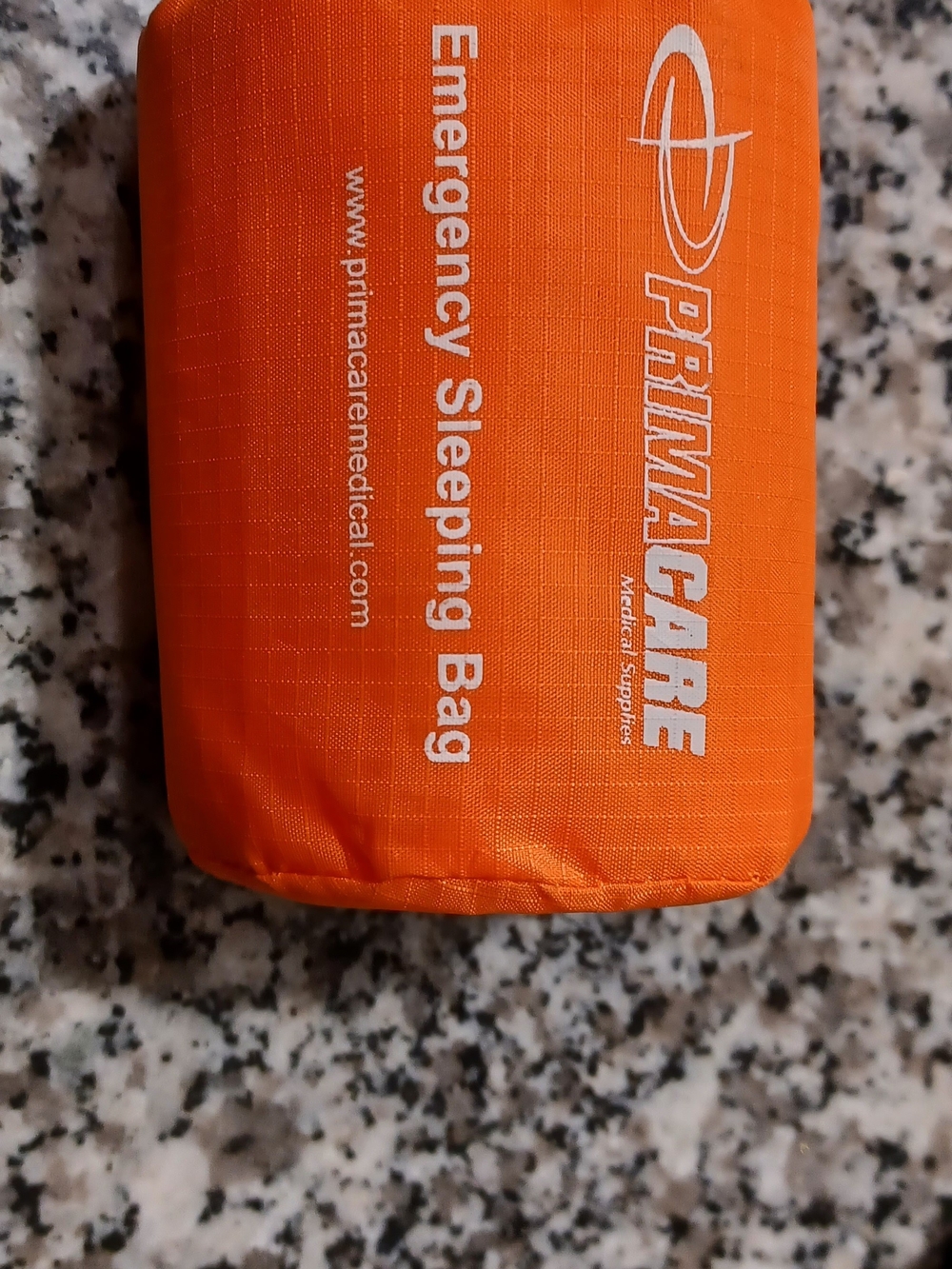 Orange Emergency Sleeping Bag - Compact Survival Bedding